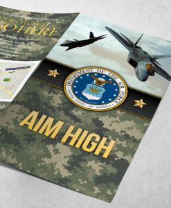 Tract -US Air Force Aim High - Green Camo